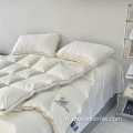 Hotel Goose / Duck Down Quilt Devet Coulette Blanc